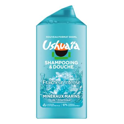 Ushuaïa Shampooing Douche  Minéraux Marins de l'Arctique, 300ml