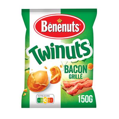 Benenuts Twinuts goût Bacon, 150g