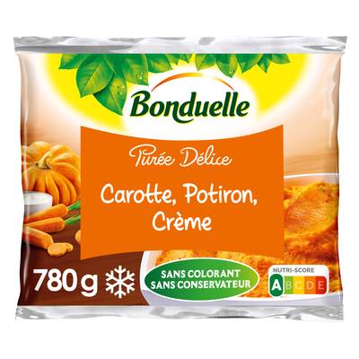 Bonduelle Purée Délice si douce- Carottes, Potiron, Crème, 780g