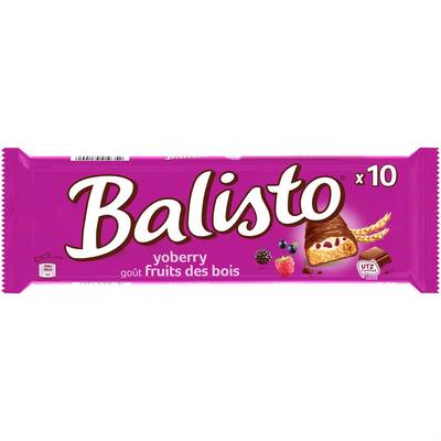 Balisto Fruits des bois, 10 barres - 185g