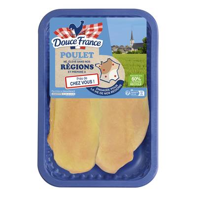 Douce France Filets de Poulet Jaune, 2x150g
