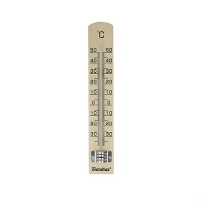 Metaltex Thermomètre Intérieur en hêtre