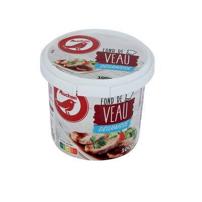 Auchan Fond de veau dégraissé avec bec verseur, 100g