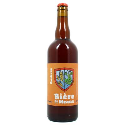 Brasserie de Meaux Bière ambrée 6°, 75cl
