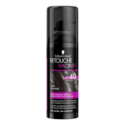 Schwarzkopf Coloration temporaire retouche racines noir, 120ml