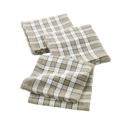 Douceur D Interieur Serviettes de table Lin, 45 x 45 cm 3 pièces