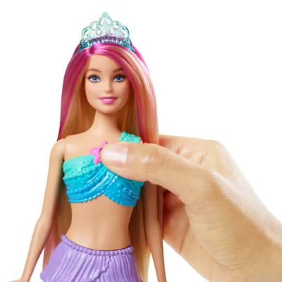 0194735024353 - Barbie - Mattel - Poupée Sirène Lumières de Rêve - HDJ36- Barbie Dreamtopia