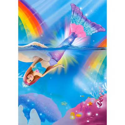 0194735024353 - Barbie - Mattel - Poupée Sirène Lumières de Rêve - HDJ36- Barbie Dreamtopia