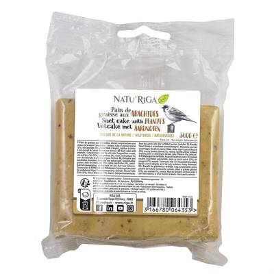 Riga Natu'Riga Pain de Graisse aux Arachides, 300g