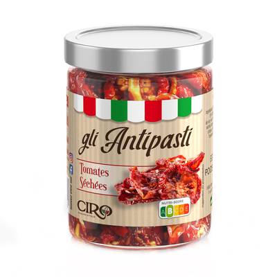 Ciro Tomates Séchées marinées à l'huile de tournesol, 270g