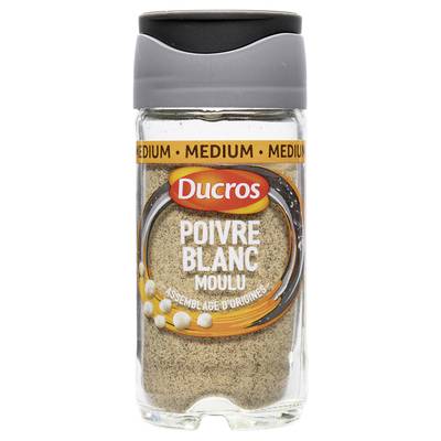 Ducros Poivre blanc moulu, 36g
