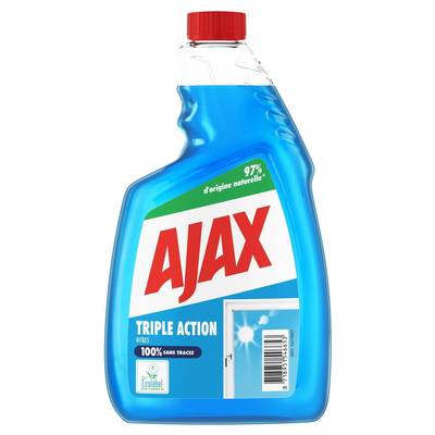 Ajax Recharge vitre triple action 750ml, 750ml