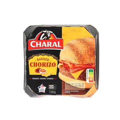 Charal  Burger Chorizo, 180g