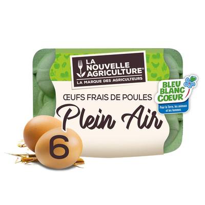 La Nouvelle Agriculture Oeufs Plein Air, 6 oeufs