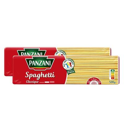 Panzani Pâtes Spaghetti, Lot de 2x500g