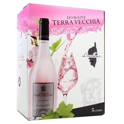 île de Beauté rosé IGP Domaine Terra Vecchia, cuvée Idéale, Bag in Box 5L