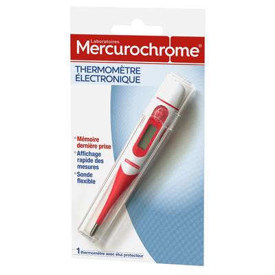 Mercurochrome Thermomètre électronique, 1  pièce