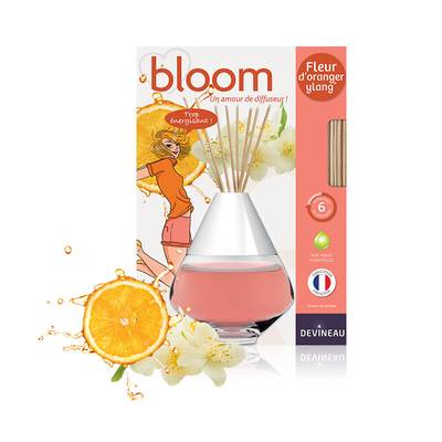 3065876125254 - Devineau - Diffuseur Bloom parfum à froid fleur d'oranger Ylang