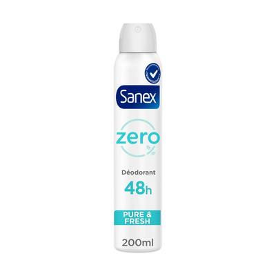 Sanex Déodorant spray Zéro % Pure Fresh 48h, 200ml
