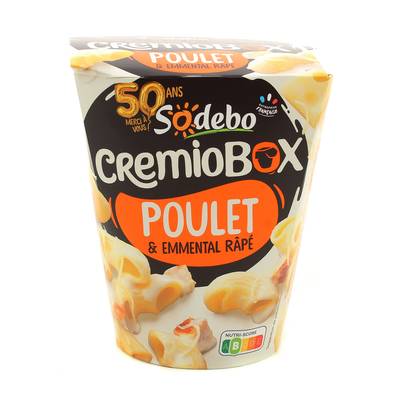 Sodebo PastaBox Poulet à la Crème, 280g