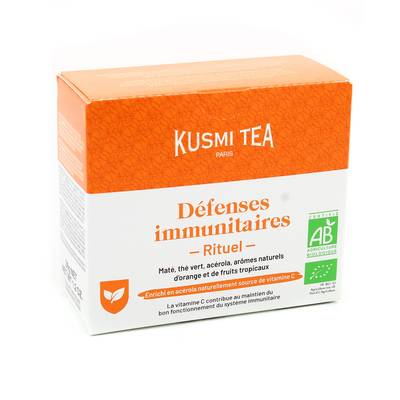 Kusmi Tea Thé Rituel Défense Immunitaire x18, 18 sachets