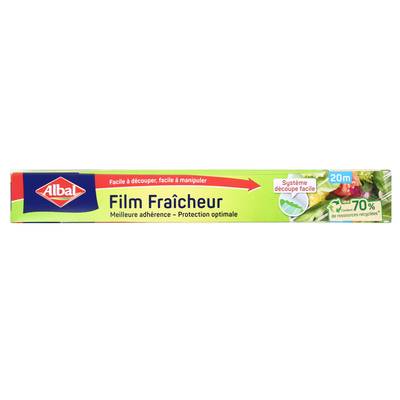 Albal Film alimentaire aux ressources recyclées, 20 m