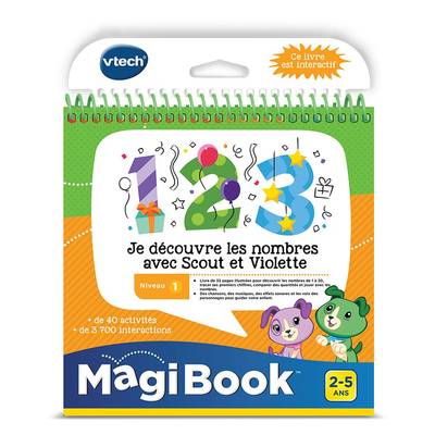3417764807054 - Magibook - Vtech - Je découvre les nombres avec Scout et Violette
