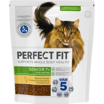 Perfect Fit Croquettes Poulet pour chat senior stérilisé, 1,4kg