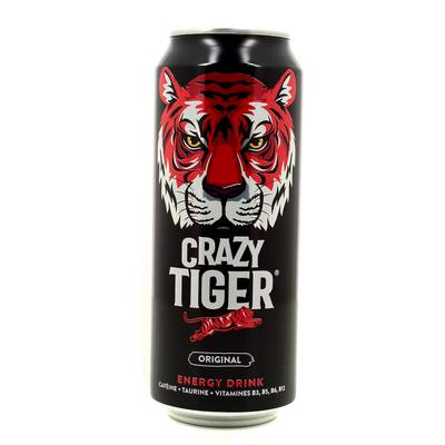 Crazy Tiger Boisson énergisante, 50cl