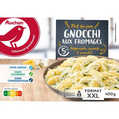 Auchan Gnocchi aux fromages, 400g