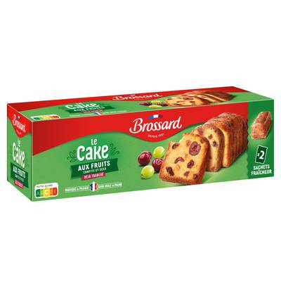 Brossard Cake aux Fruits, 2x250g