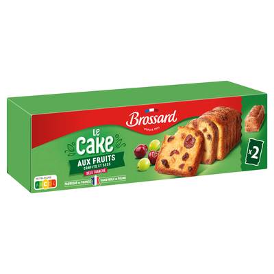 Brossard Cake aux Fruits, 2x250g