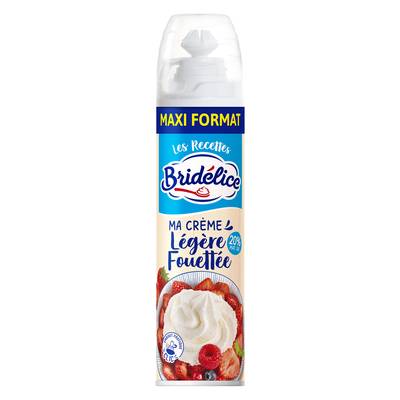 Bridélice Crème Légère Fouetée saveur Vanille, 500g