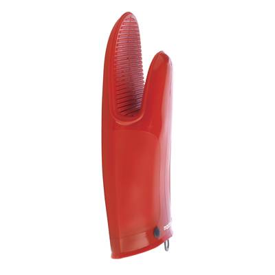 Mastrad Gant silicone et textile Rouge