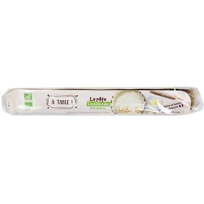 A Table Pâte Feuilletée Bio Pur Beurre, 250g
