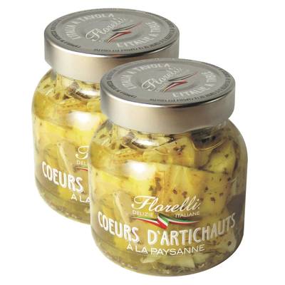 Florelli Coeurs d'artichauts à la paysanne, Lot de 2x170g