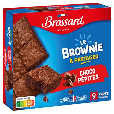 Brossard Brownie pépites de chocolat, 285g