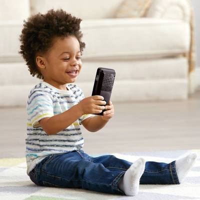 3417766037855 - Vtech - Mon téléphone emoti'fun noir et blanc