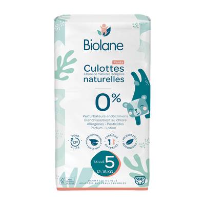 Biolane Couches-Culottes Ecologiques T5  12-18Kg, 40 couches culottes