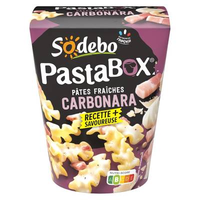 Sodebo Pasta Box Fuisilli Carbonara, 330g