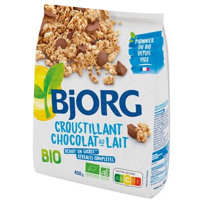Bjorg Croustillant Chocolat Au Lait Bio, 450g