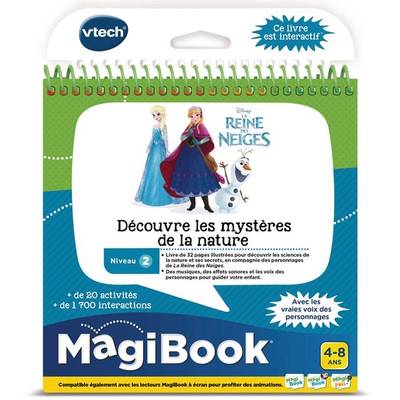 3417764621056 - Magibook - Vtech - Découvre les mystères de la nature - La Reine des Neiges 2