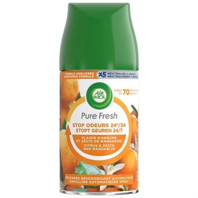 Air Wick Recharge Pure Fresh Plaisir d'Agrume et Zeste de Mandarine, 250ml
