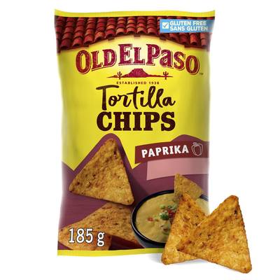 Old el Paso Tortilla Chips Paprika, 158g