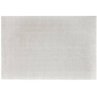 Douceur D Interieur Tapis Motifs Circulaires à Relief Geode, 140 x 200 cm