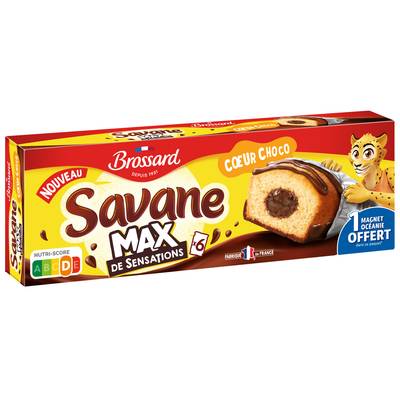 Savane SAVANE pocket max coeur choco x6 180g, 180g