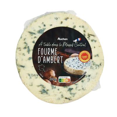 Auchan Terroir Fourme d'Ambert AOP, 200g