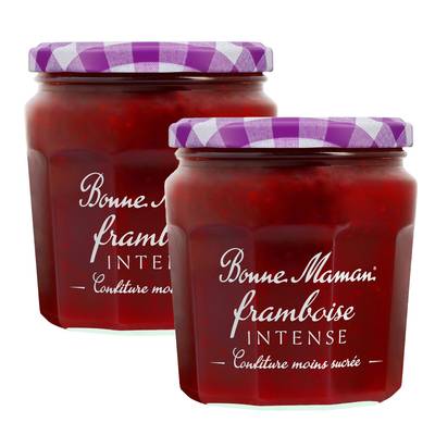 Bonne Maman Confiture Framboise intense, 2x335g