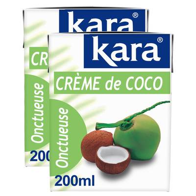 Kara Crème de coco, Lot de 2x20cl
