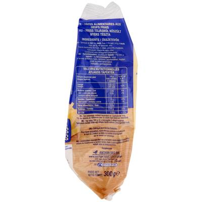 Auchan Tagliatelles aux Oeufs Frais, 300g